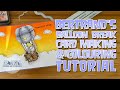 Dr. Digi's card making &amp; colouring tutorial using "Bertrand's balloon break"