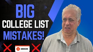 Parents, STOP Making These Costly College List Mistakes!