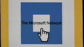 1996 MSN Microsoft Network 10 sec spot TV Commercial
