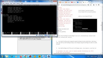 Cara Konfigurasi IP Address di Debian 7