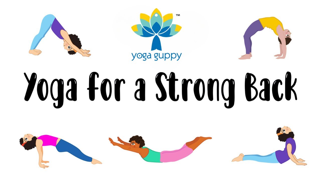 Yoga for Strong Back for Kids | Improve Posture | Yoga for Children | Yoga Guppy