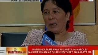Bt Dating Kasambahay Ni Napoles Na Kinasuhan Ng Qualified Theft, Nakalaya Na
