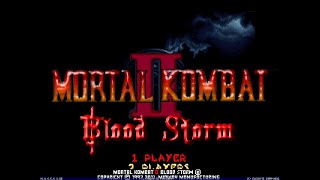 MK II Bloodstorm. Gameplay+dlink.