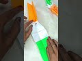 Diy Republic Day paper craft #26january #shortfeed #tiranga #shorts #indianflag