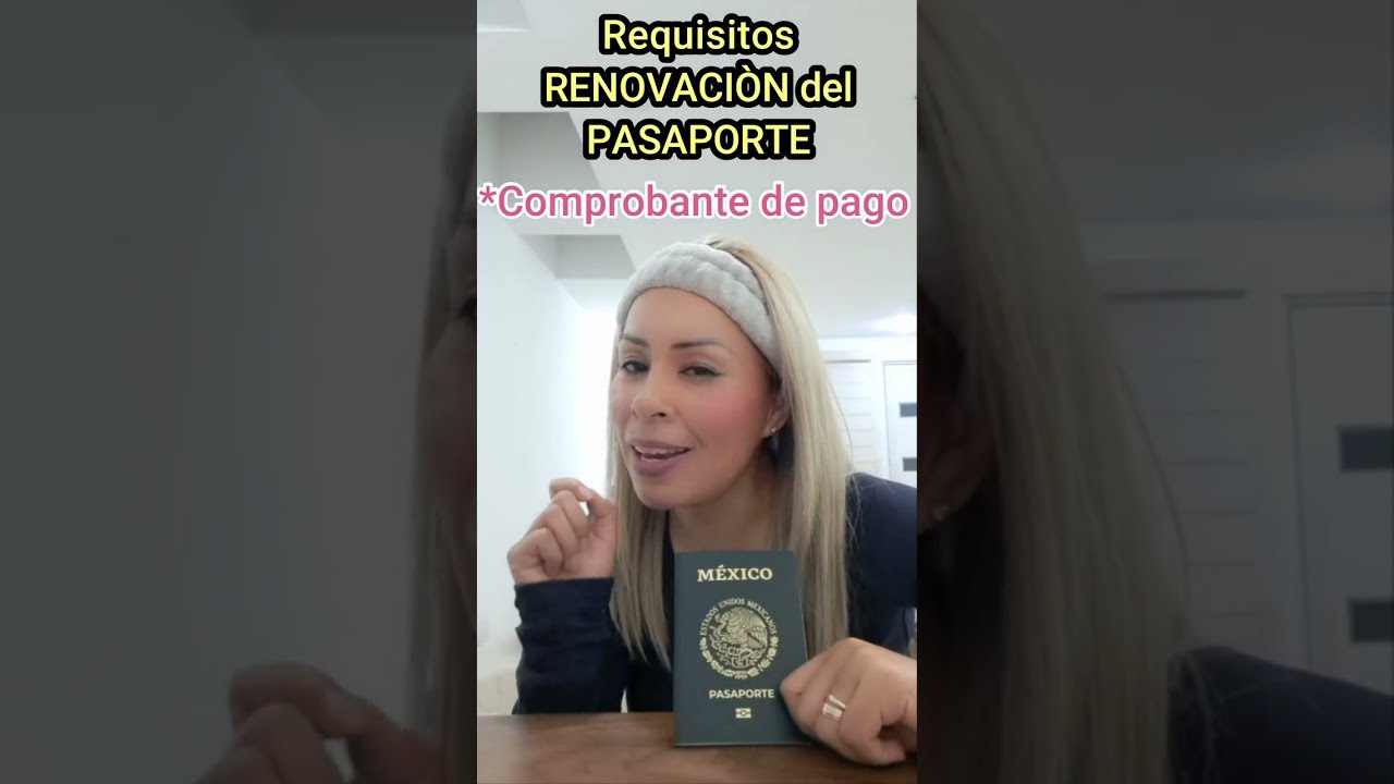 Que necesito para renovar mi pasaporte⁉️