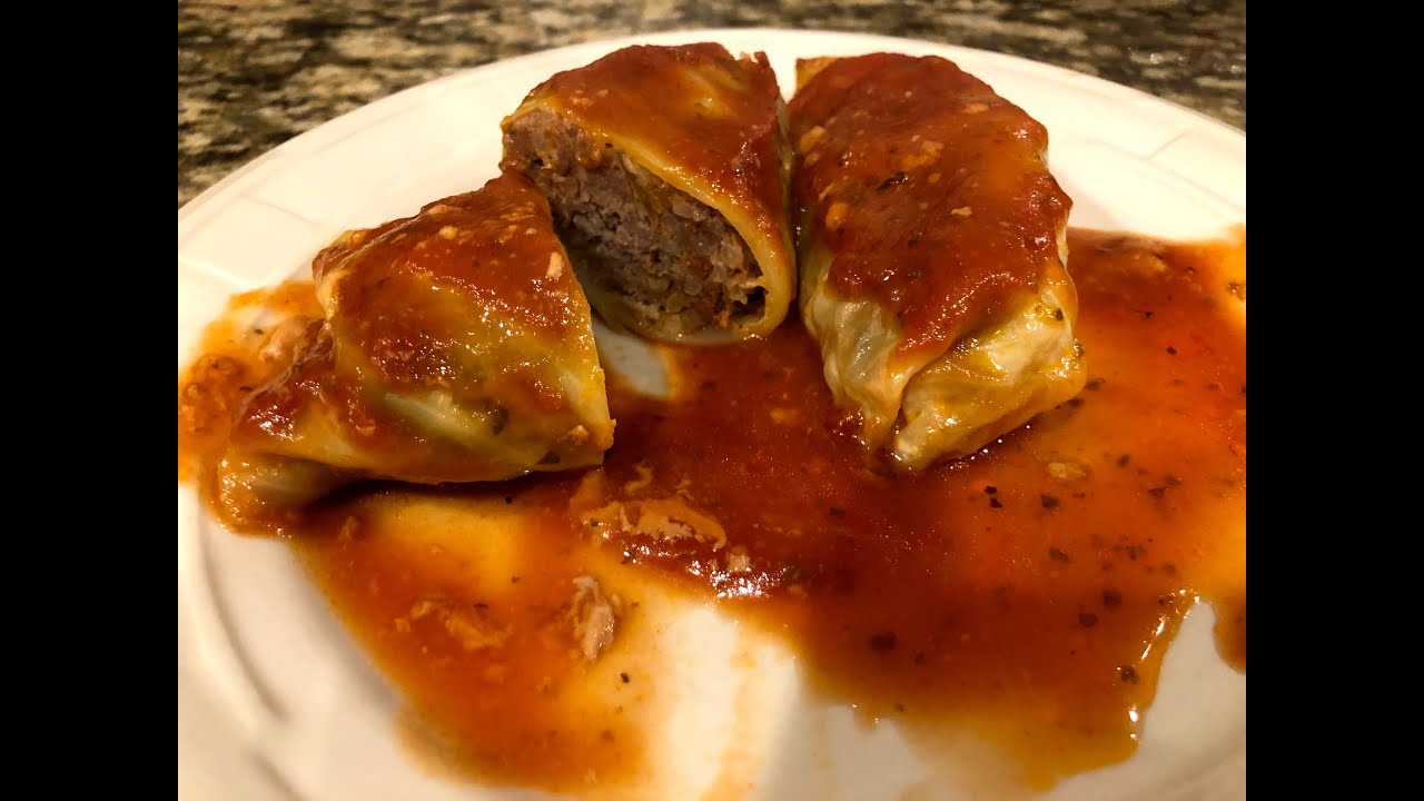 Golumpki Polish Stuffed Cabbage YouTube