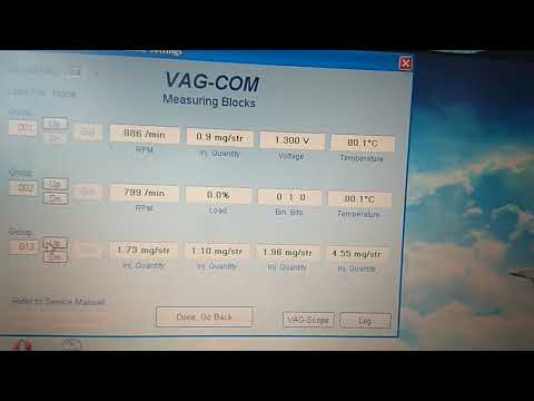 корекция по форсункам, 13 группа Vag Com Audi A6 C4 2.5tdi ael