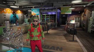 TACTICAL ELF OUTFIT! GTA 5 ONLINE 2017 FESTIVE DLC !