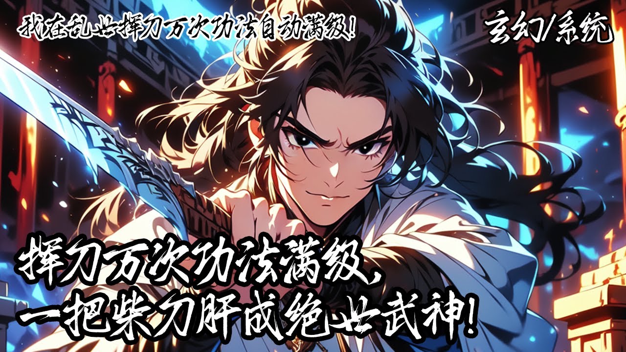 《我在亂世揮刀萬次功法自動滿級！》我穿越亂世開局面臨征丁惡霸欺壓的局面，幸好覺醒了熟練度系統每揮刀一次便增一分熟練。從砍柴殺狼到屠滅惡霸，基礎刀法悄然滿級。#系统 #玄幻