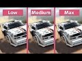 DiRT Rally – PC Low vs. Medium vs. Maximum Graphics Comparison