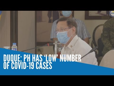 Duque: PH has ‘low’ number of COVID-19 cases