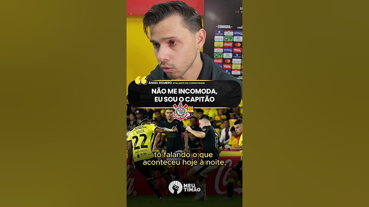 ROMERO FALA DE SUA RESPONSABILIDADE EM SER CAPITÃO DO CORINTHIANS