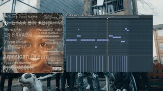 Deconstruction: 21 Savage — Redrum | How it was made (+ Free FLP)
