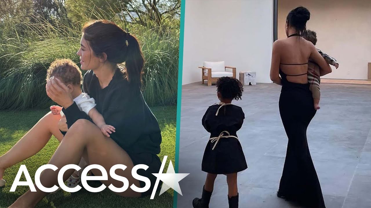 Kylie Jenner Shares RARE Photos Of Son & Daughter Stormi