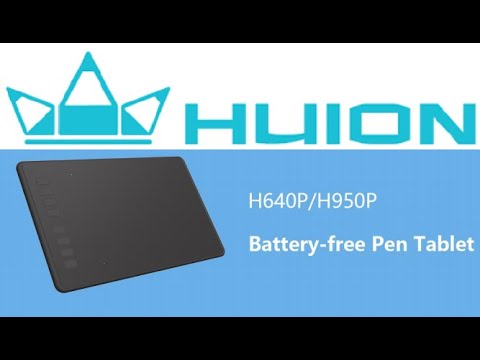 How to setup Huion H640P/ H950P Pen Tablet to PC hqdefault