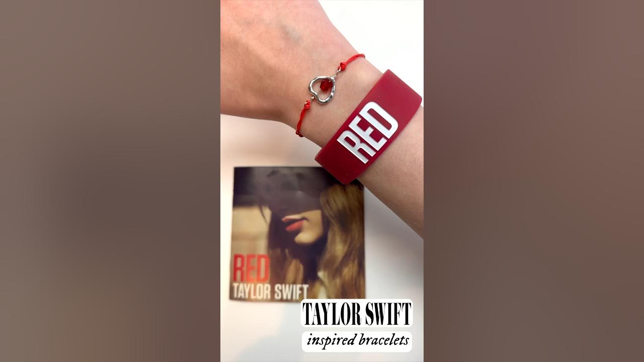 Taylor Swift Red Friendship Bracelet Kit/taylor Swift's Eras  Tour/swiftie/eras Tour/taylor/friendship/bracelet -  Sweden