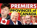 Premiers of Canada's 10 Provinces