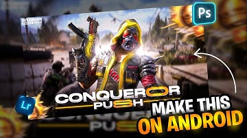 how to make Bgmi/pubg mobile thumbnail on Android || thumbnail Tutorial || X GFX