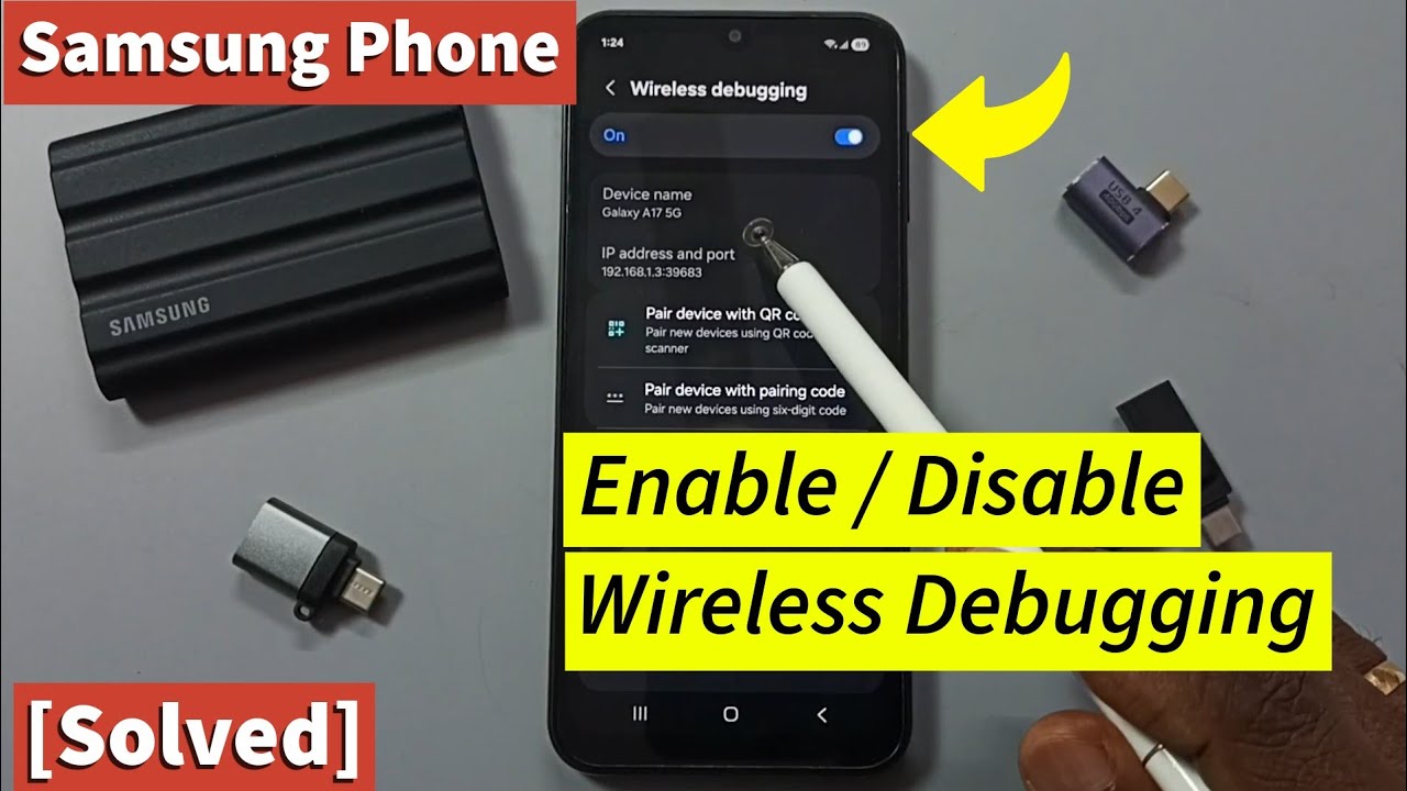 Samsung Galaxy A17 5G | How to Enable or Disable Wireless Debugging ...