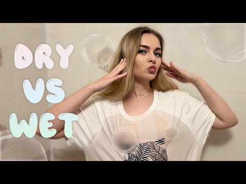 2024 Transparent Clothes Haul Dry vs Wet | Try on Haul with Maryana