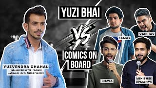 YUZVENDRA CHAHAL vs Comedians on Board ft. @aupmanyu @yokalyanyo @KaruneshTalwar