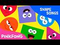 2D Shapes Song for Kids 🔺🔵 | Learn Basic Shapes Fast 🎉