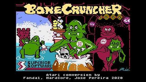 ATARI XL /  XE =+ BONE CRUNCHER
