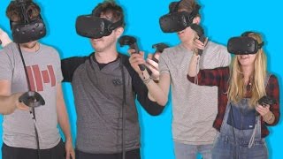 LES YOUTUBERS DESSINENT EN RÉALITÉ VIRTUELLE ! ft. Pierre Croce, Terracid & LeMondeÀLenvers