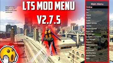 GTA5 LTS V2.7.5 CRAZY MOD MENU! (GIVE/REMOVE MODDED STATS,BEST TROLLING SPRX,CRAZY FEATURES!)