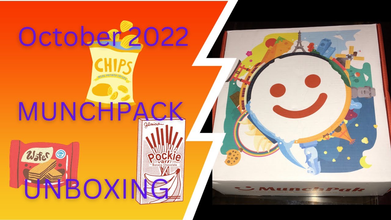 October 2022 munchpack unboxing