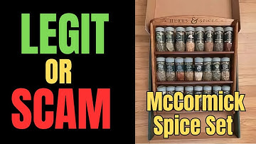 McCormick Spice Set for $14.95 Facebook SCAM! Be Aware!