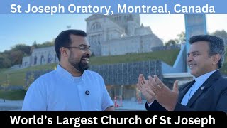 World's Largest Church in the name of St Joseph. Montreal, Quebec, Canada.Fr Jison Paul Vengasserry.