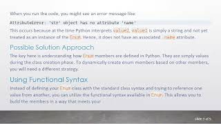 How to Dynamically Reference Enum Values in Python