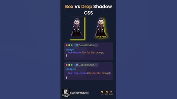 Box shadow vs Drop Shadow in css#trending #coding #css #cssshorts #cssanimation #shorts #webdev #js