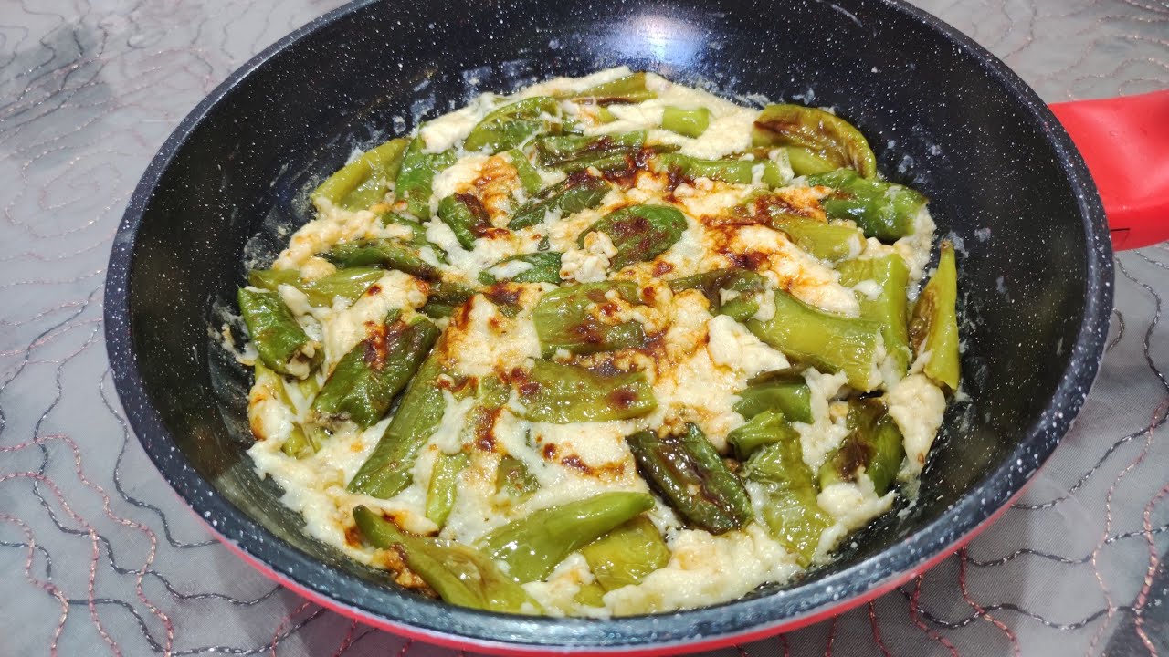 Sütlü biber kızartması tarifi ???? Kahvaltılık tarif