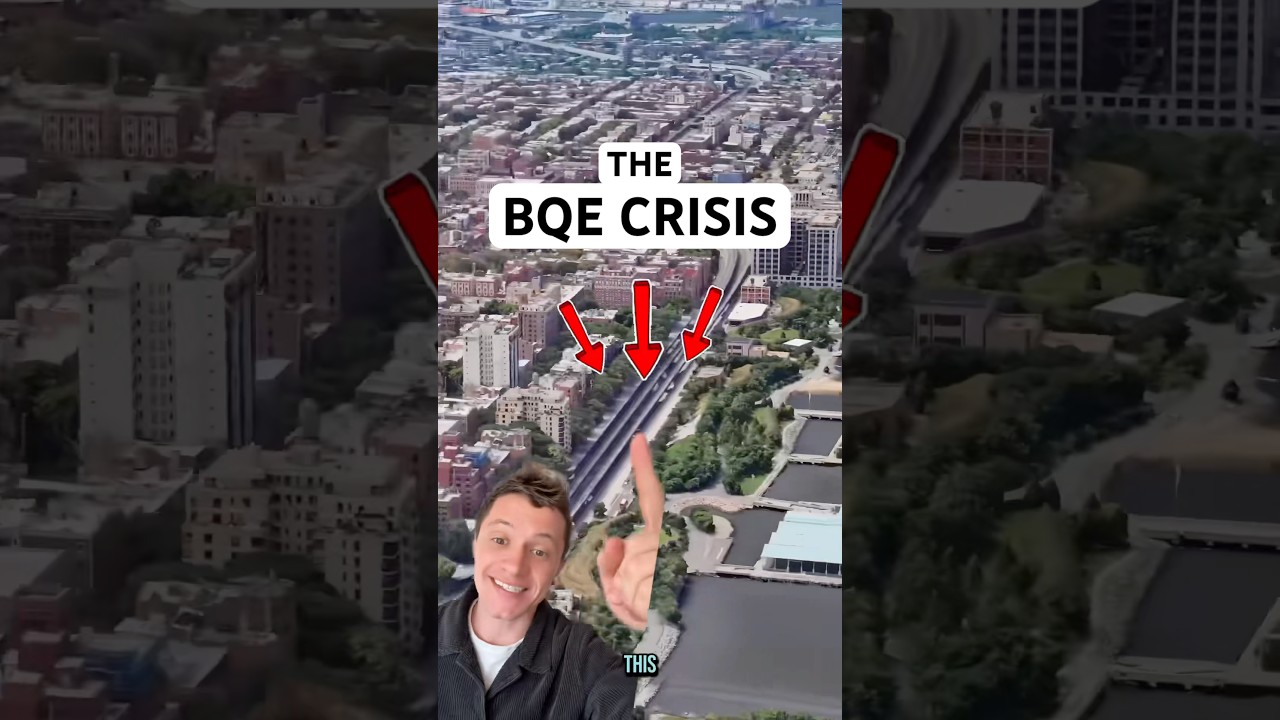 The BQE in Brooklyn is falling apart! #nyc #brooklyn #manhattan #cityplanning #urban