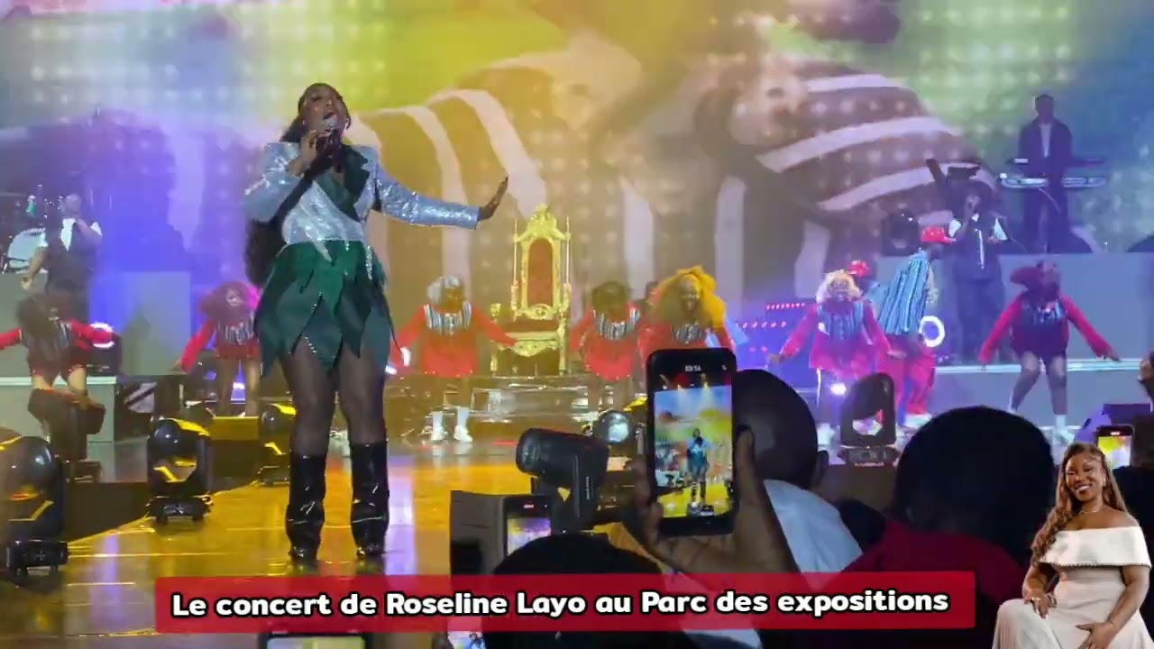 Le concert de Roseline Layo au Parc des expositions
