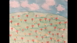 Kindergarten Tulip Field Landscape