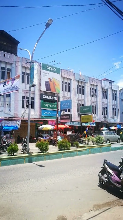 suasana kota pasar lama 'MADINA SQUARE' panyabungan