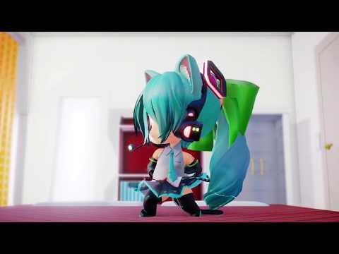 【ミクの日】 Ray-mmd 謎おんポニテちゃん の Booo! 1080p60fps【MMD】 【MikuMikuDance】