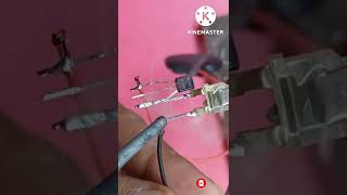 How to make simple touch switch project using BC 547#shorts#experiments #bc547transistor