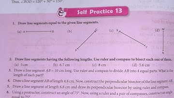 new learning composite maths class 6 self practice 13 | schand maths class 6 ex-13 | construction