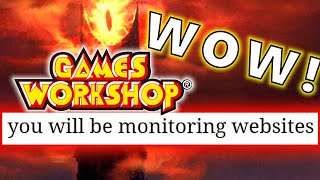 GAMES WORKSHOP HIRES SPIES TO WATCH YOU!