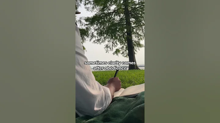 Sometimes clarity comes after obedience 🌱