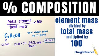 Percent Composition - How To Calculate The Percent Composition Of Ethanol Percent Composition - How To Calculate The Percent Composition Of Ethanol