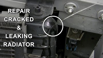 Repairing a Leaking Plastic Radiator