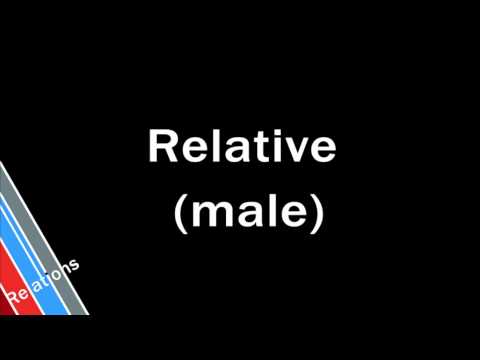 How to Pronounce Relative (male)