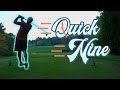 QUICK NINE | The most SOLID golf I've played yet | SHOT TRACERS