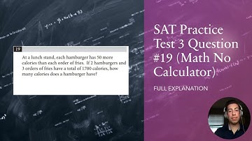 OFFICIAL Math SAT Question #19