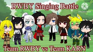 ❤️🤍 RWBY Singing Battle 🖤💛 // RWBY // Gacha Club (My First Singing Battle)